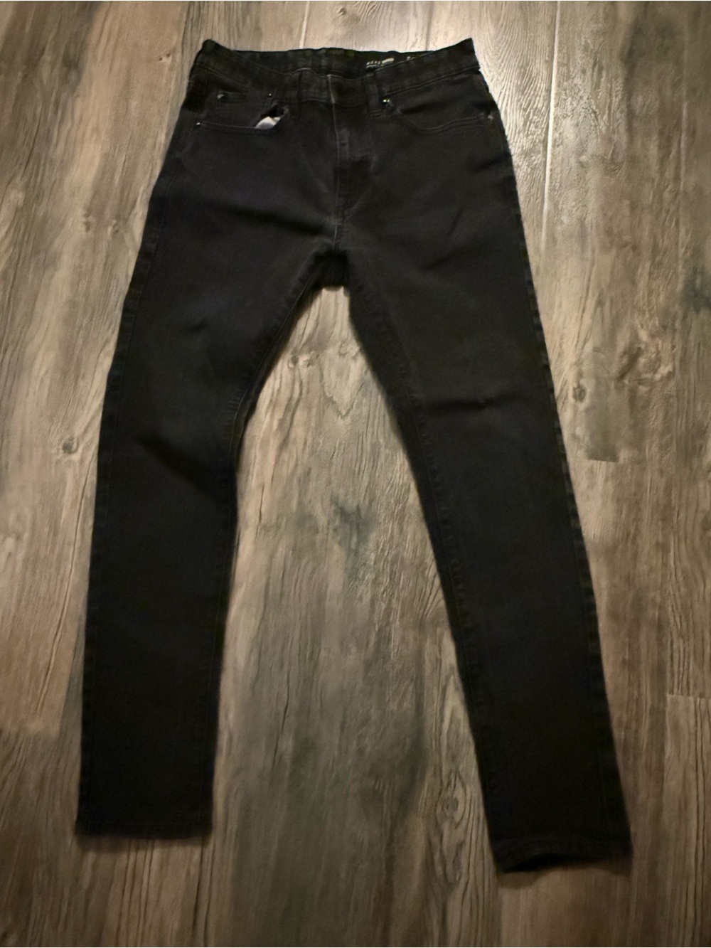WXYZ Men's Black Slim Fit Straight Denim Jeans - Size 30